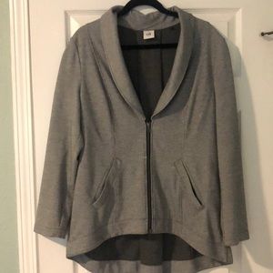 CAbi Drop-off Gray Jacket Spring 2018 #5300 Size Medium